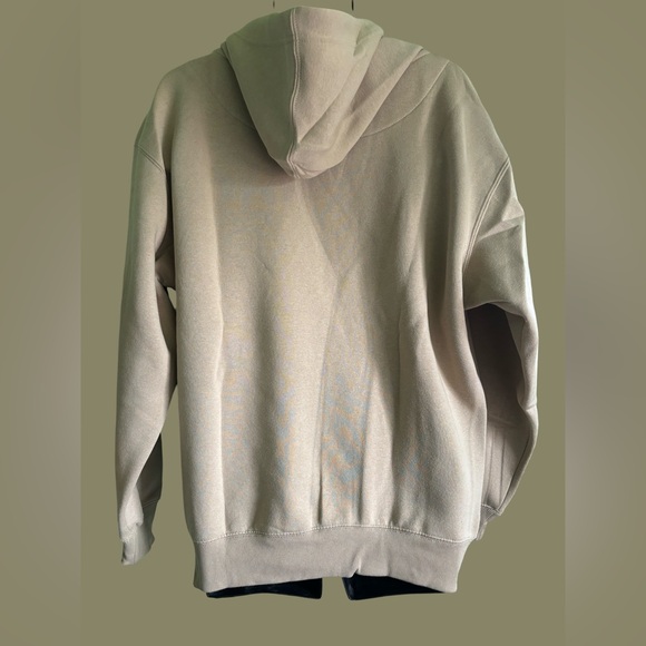BEIGE / CREAM HOODIE , SIZE LARGE , PRO FEI - Picture 2 of 3
